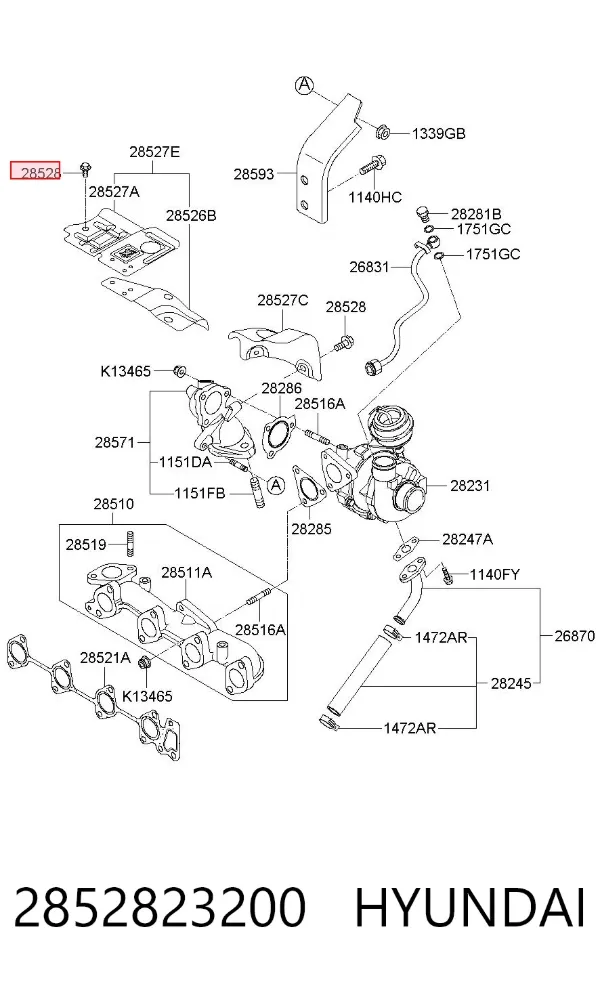  2852823200 Hyundai/Kia