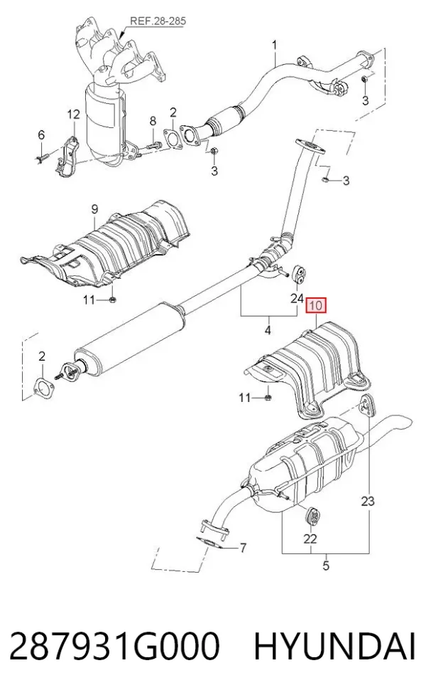  287931G000 Hyundai/Kia