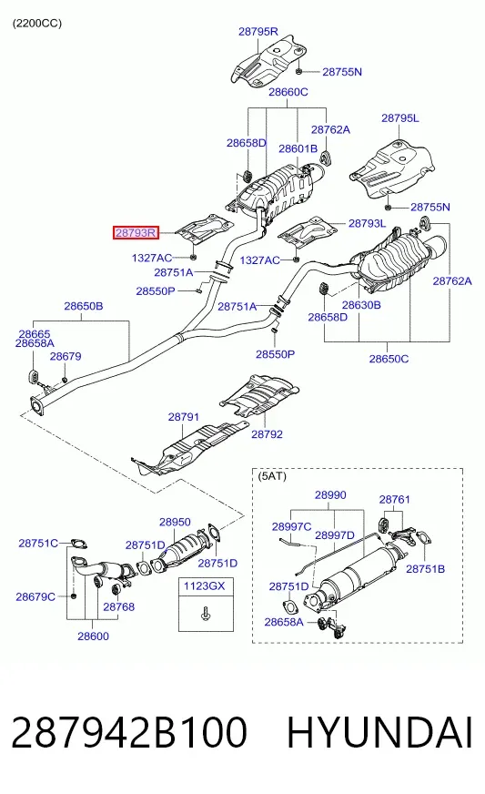  287942B100 Hyundai/Kia