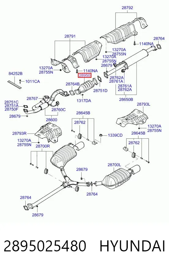 Convertidor - catalisador Hyundai Tucson II