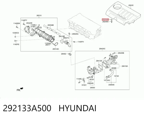  292133A500 Hyundai/Kia