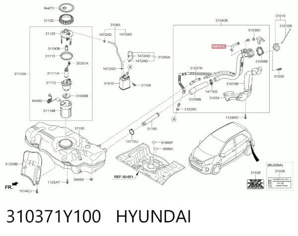  310371Y100 Hyundai/Kia