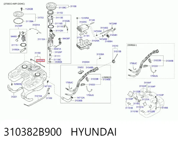  310382B900 Hyundai/Kia