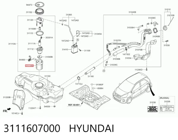  3111607000 Hyundai/Kia