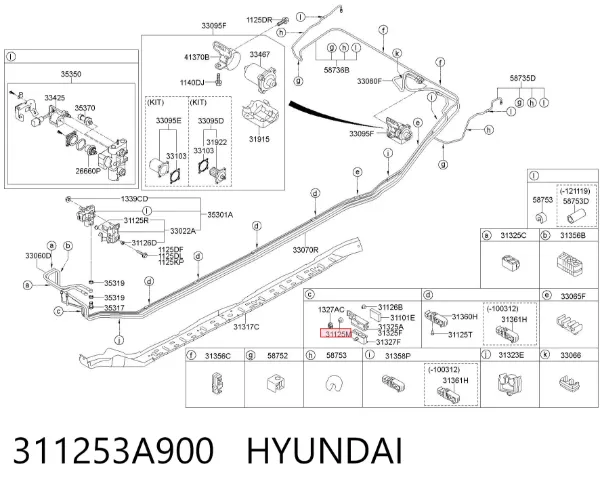  311253A900 Hyundai/Kia
