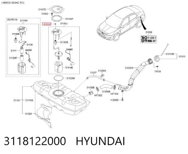  3118122000 Hyundai/Kia