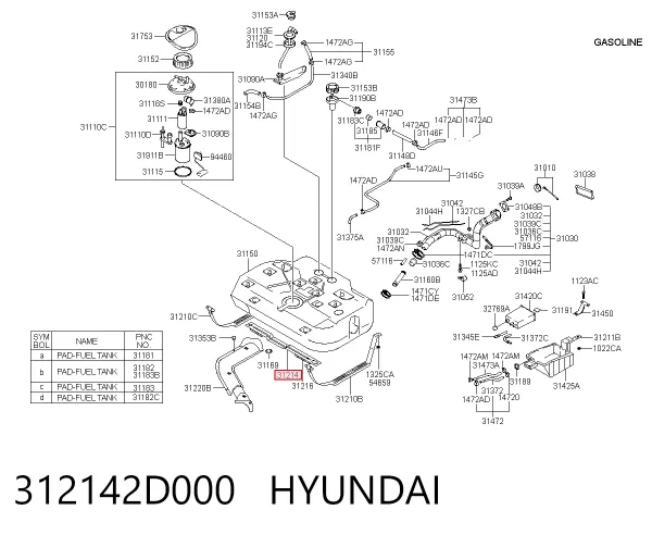  312142D000 Hyundai/Kia