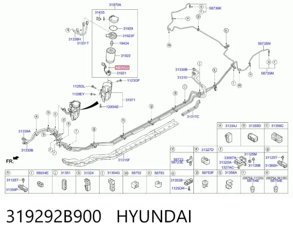  319292B900 Hyundai/Kia