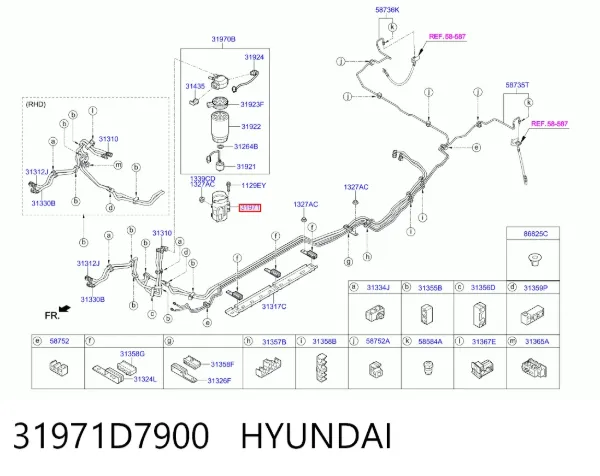  31971D7900 Hyundai/Kia