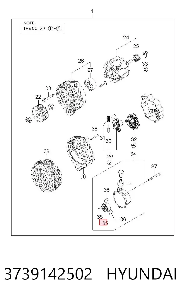  3739142502 Hyundai/Kia