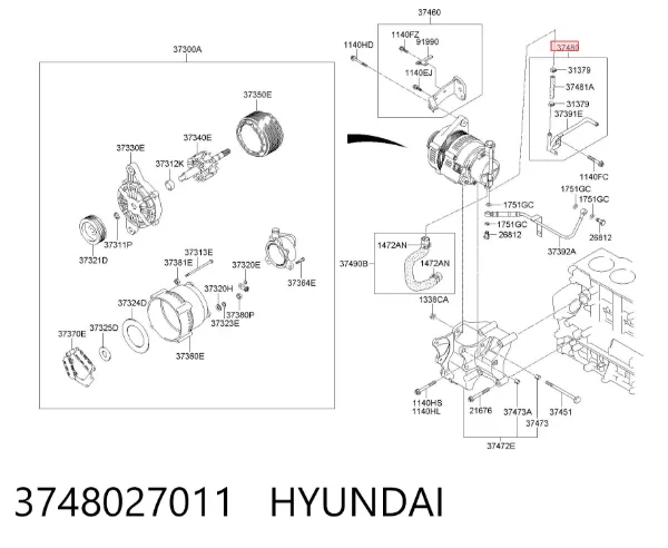  3748027011 Hyundai/Kia