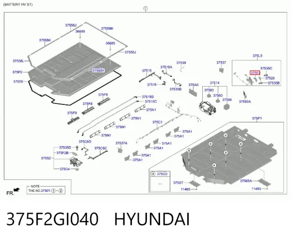 Dispositivo de segurança 375F2GI040 Hyundai/Kia
