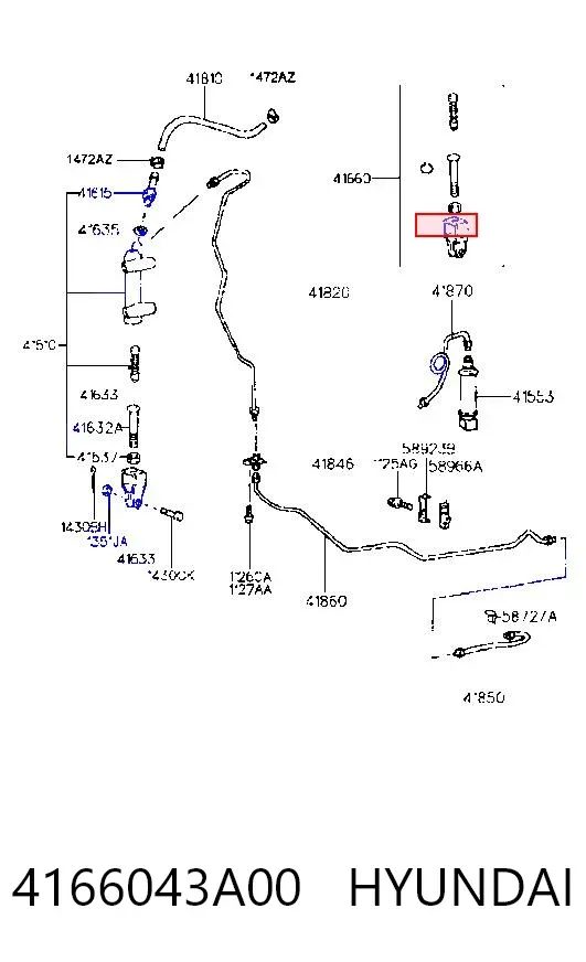  4166043A00 Hyundai/Kia