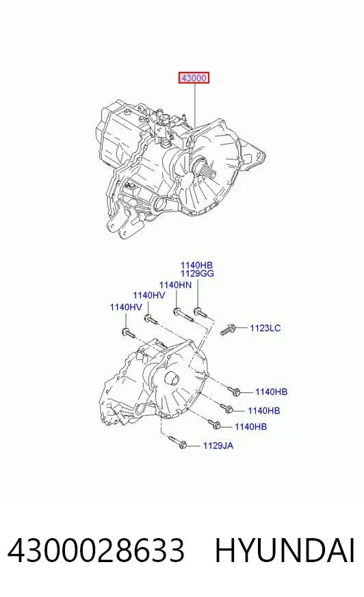 Caixa de Mudança montada (caixa mecânica de velocidades) Hyundai Matrix FC