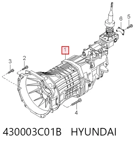 Caixa de Mudança montada (caixa mecânica de velocidades) KIA Sorento I