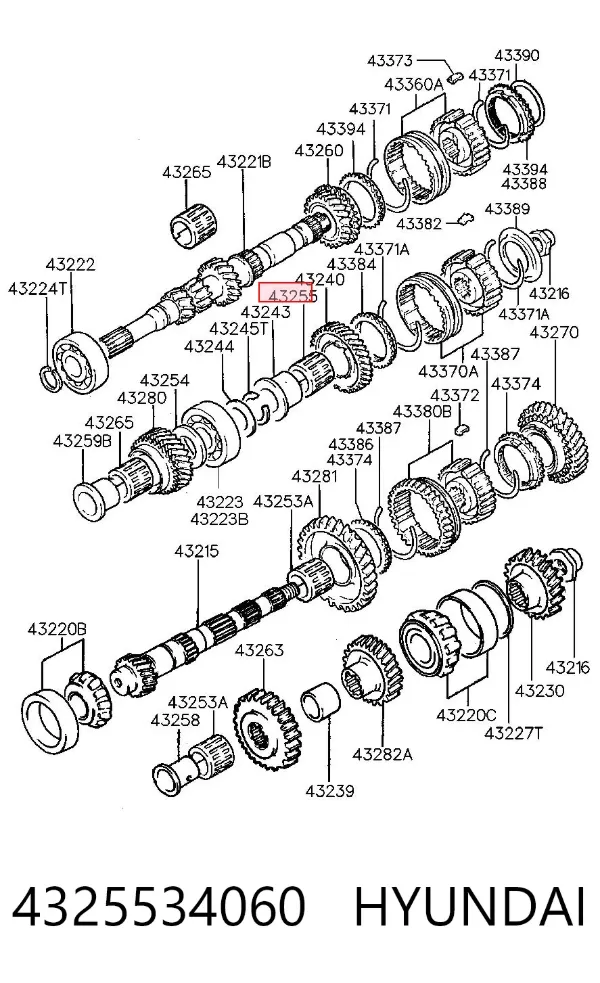 Rolamento da Caixa de Mudança Volkswagen Caddy I