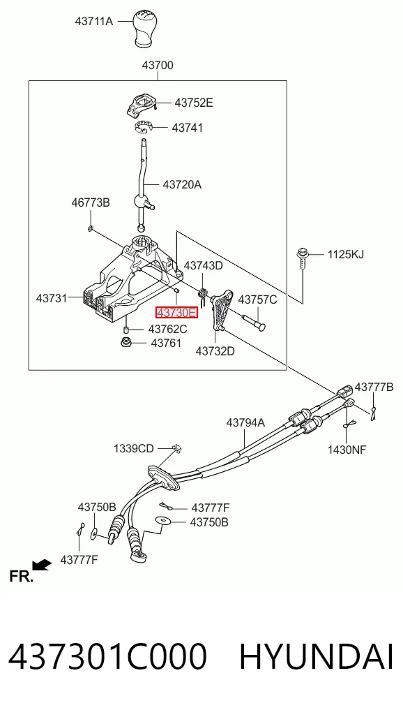  437301C000 Hyundai/Kia