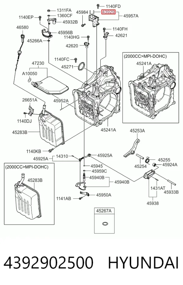  4392902500 Hyundai/Kia