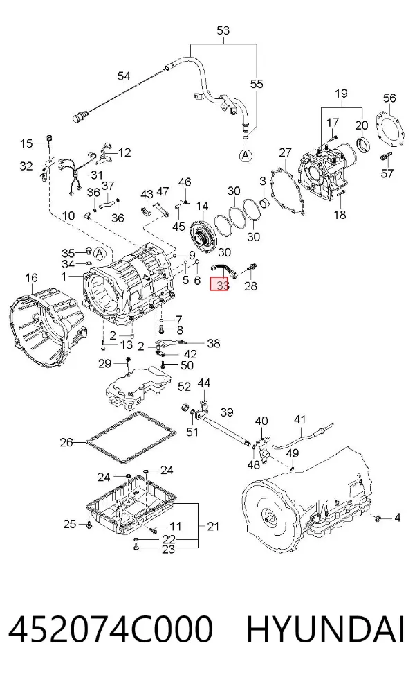 Sensor de velocidade 452074C000 Hyundai/Kia