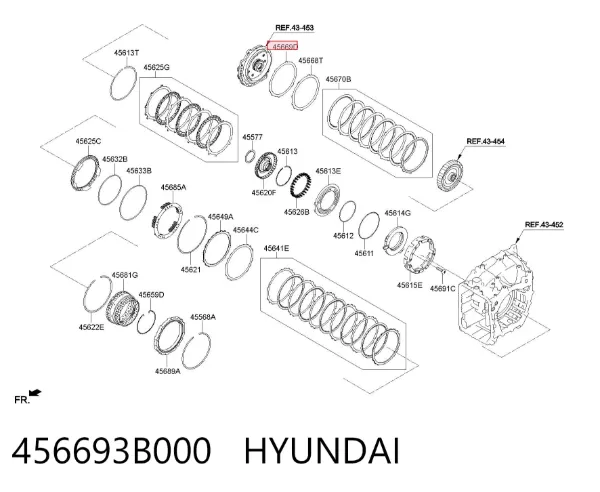  456693B000 Hyundai/Kia