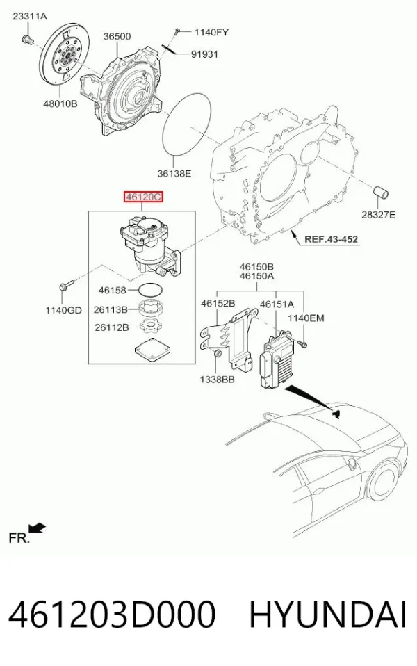  461203D000 Hyundai/Kia
