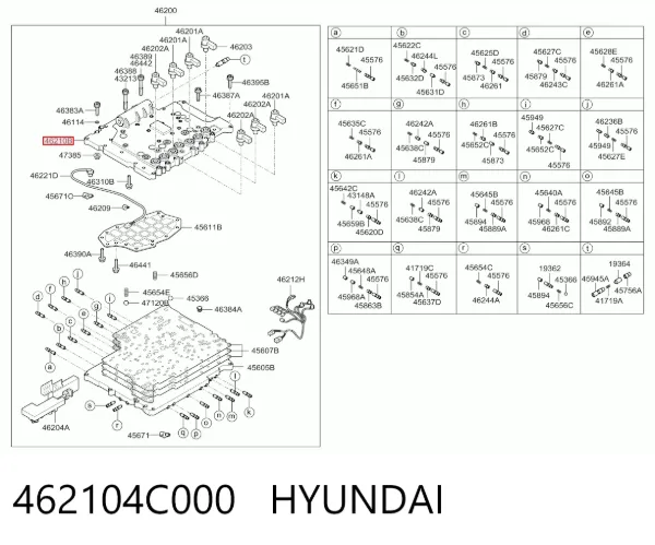  462104C000 Hyundai/Kia