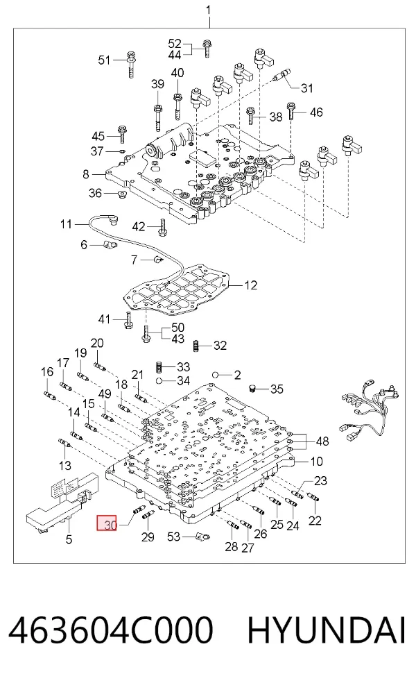  463604C000 Hyundai/Kia