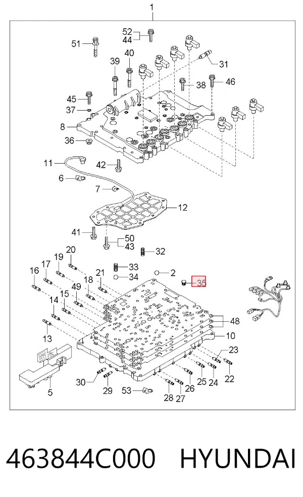  463844C000 Hyundai/Kia