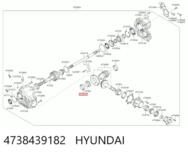  4738439182 Hyundai/Kia