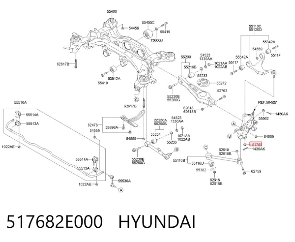  517682E000 Hyundai/Kia