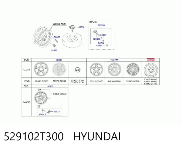  529102T300 Hyundai/Kia