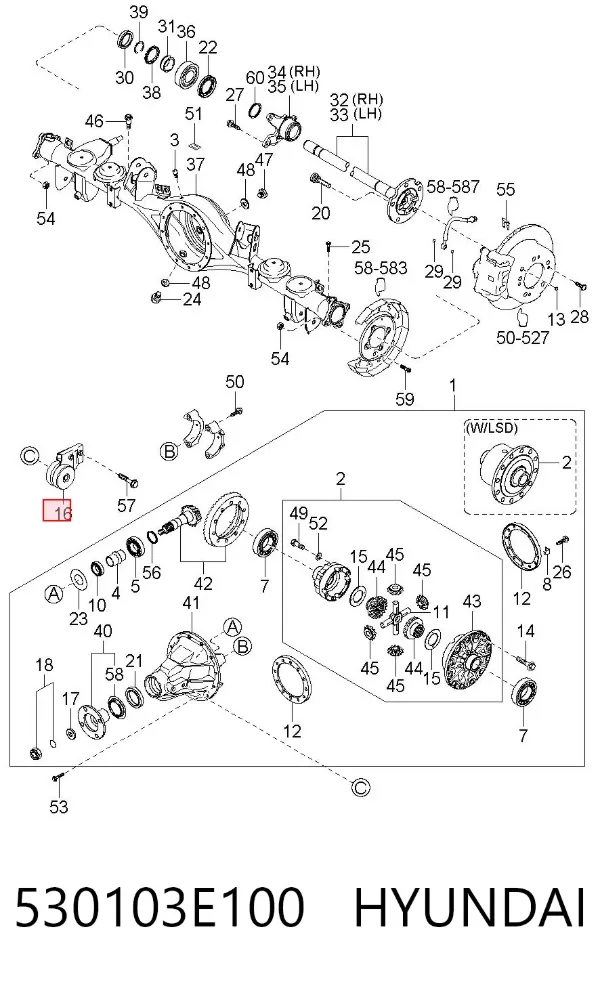  530103E100 Hyundai/Kia