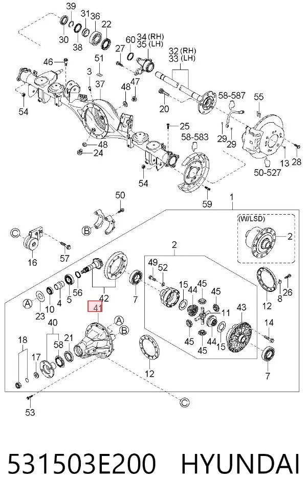  531503E200 Hyundai/Kia
