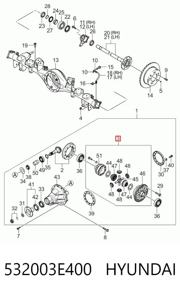  532003E400 Hyundai/Kia