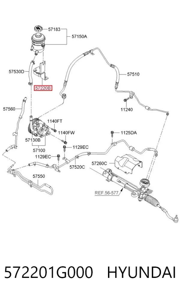  572201G000 Hyundai/Kia