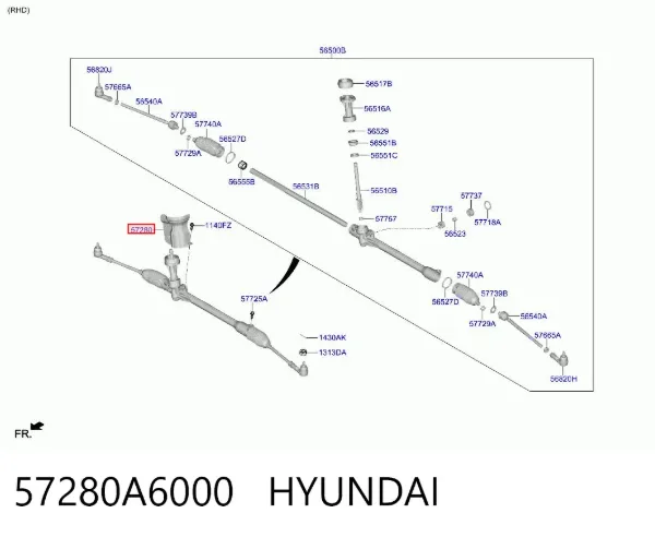  57280A6000 Hyundai/Kia