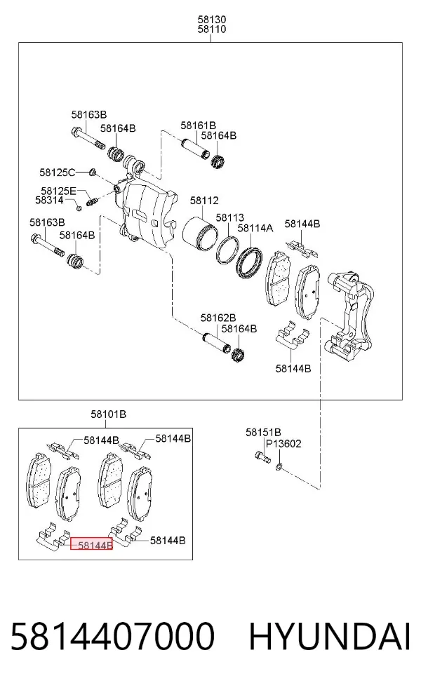  5814407000 Hyundai/Kia