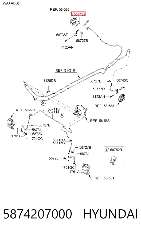  5874207000 Hyundai/Kia