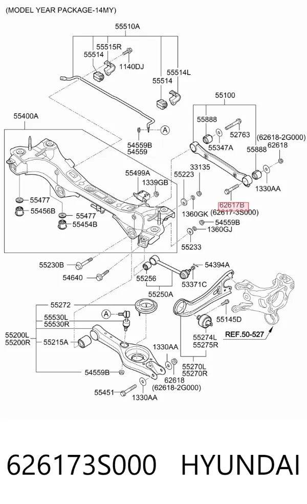  626173S000 Hyundai/Kia