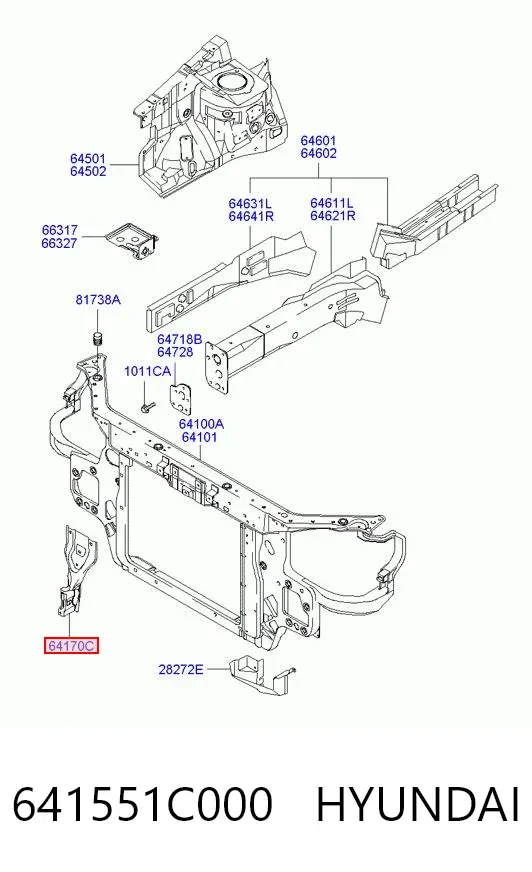  641551C000 Hyundai/Kia