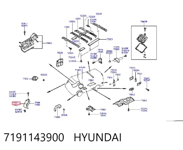 Pára-lama dianteiro esquerdo Hyundai H100 P