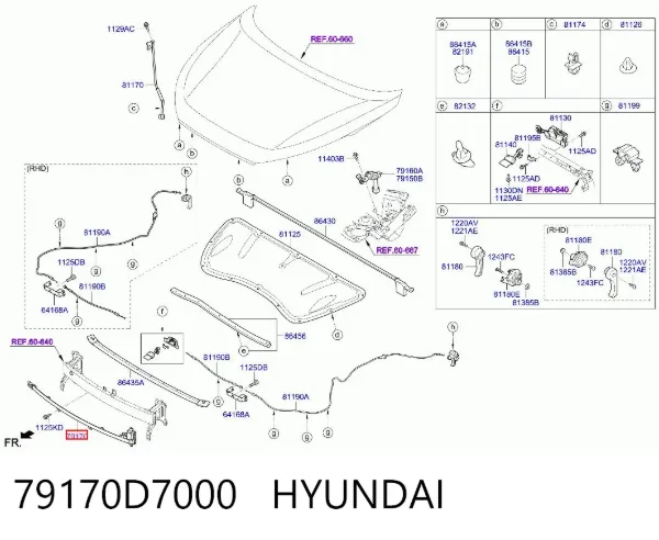  79170D7000 Hyundai/Kia