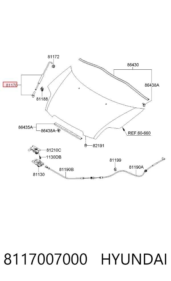  8117007000 Hyundai/Kia