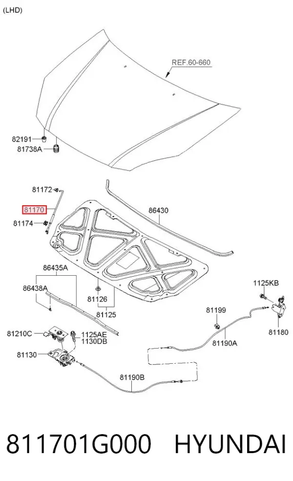  811701G000 Hyundai/Kia