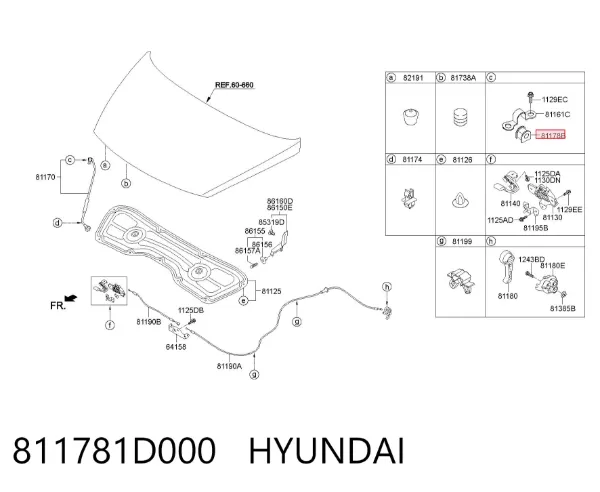  811781D000 Hyundai/Kia