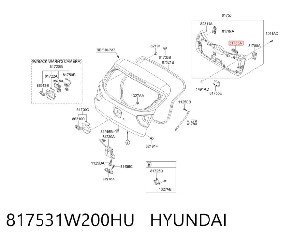  817531W200HU Hyundai/Kia
