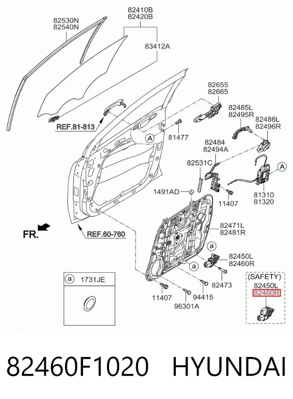  82460F1020 Hyundai/Kia