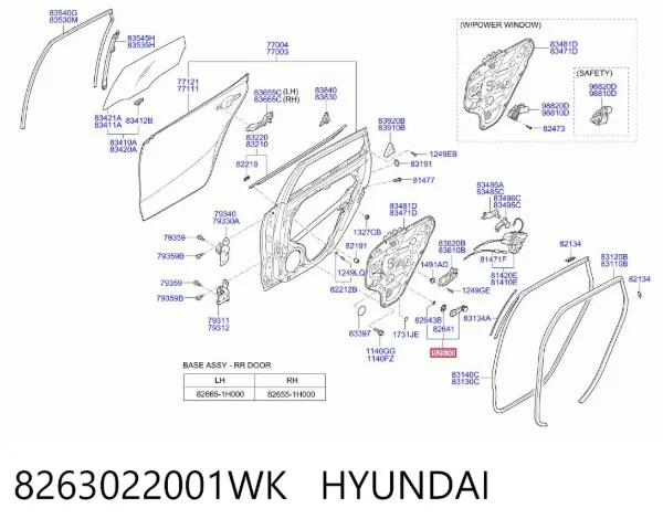  8263022001WK Hyundai/Kia