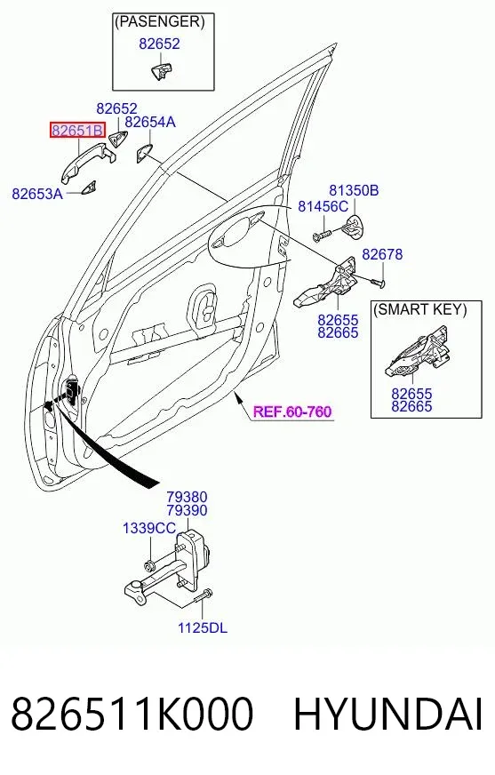  826511K000 Hyundai/Kia