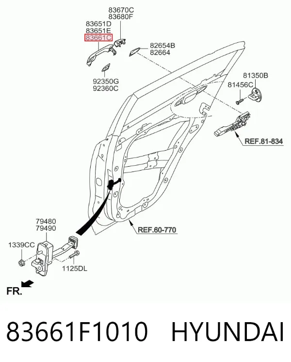  83661F1010 Hyundai/Kia